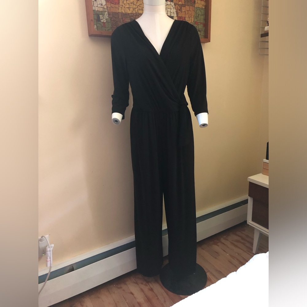 Size L/XL black jumpsuit